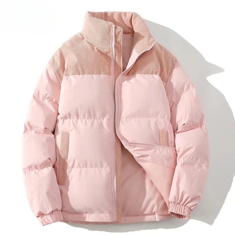 Premium Beige & Brown Puffer Jacket