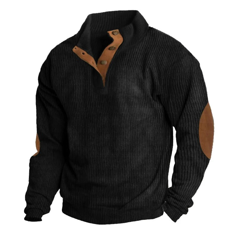 Premium Ribbed Quarter-Zip Sweater