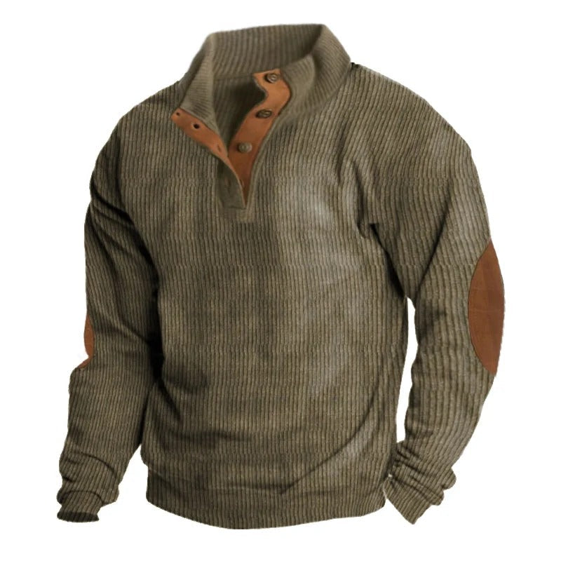 Premium Ribbed Quarter-Zip Sweater