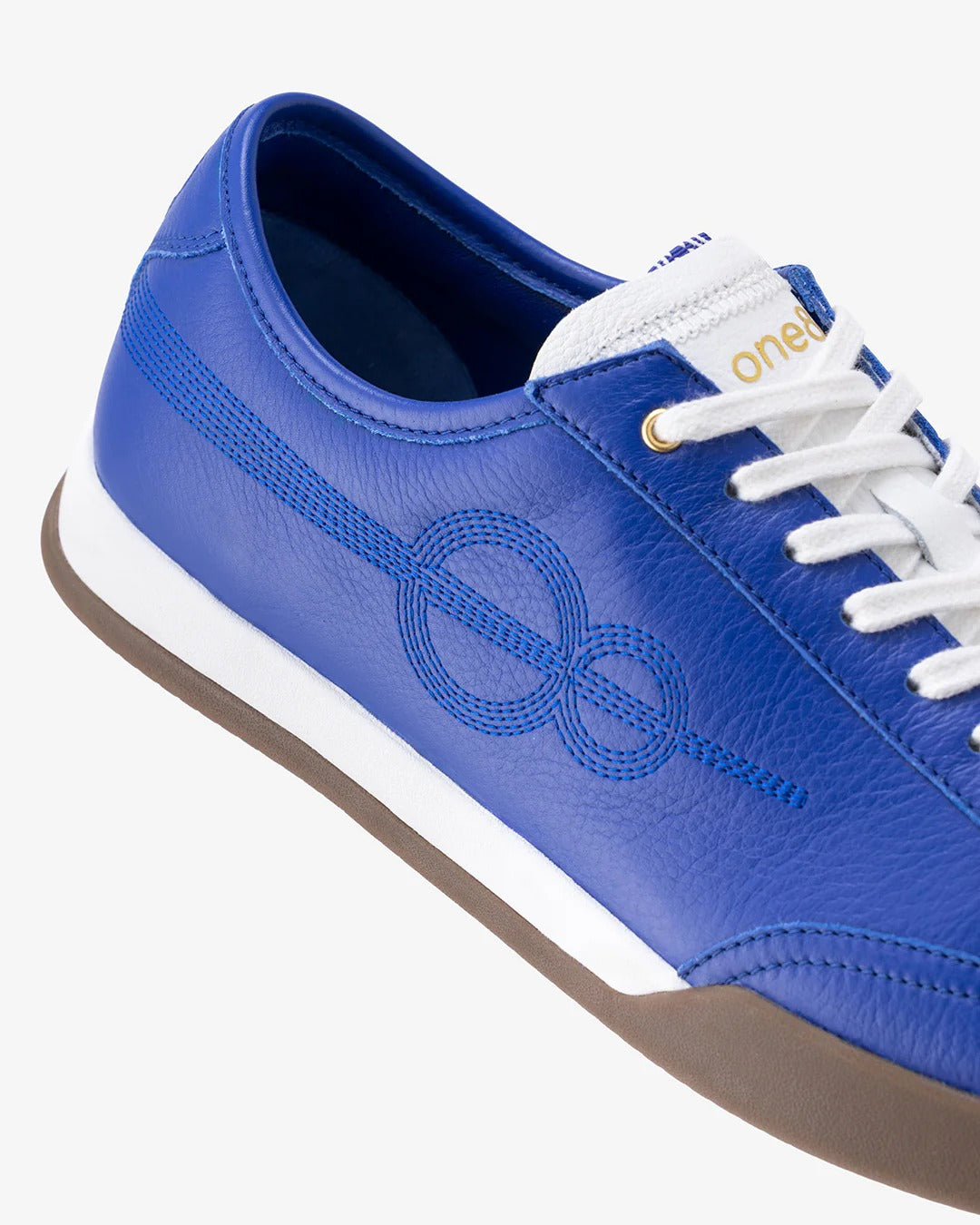 Shozy Premium™ Royal Blue Genuine Leather Casual Sneakers for Men | Lightweight Lace-Up Fashion Shoes | Soft Cushioned Insole | Anti-Slip Rubber Sole | Everyday Walking, Office, Travel & Casual Wear