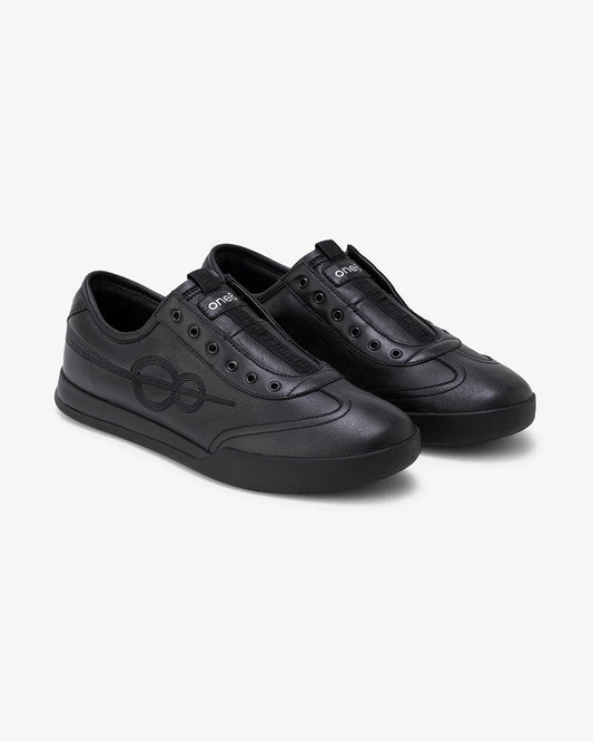 Shozy Premium Black Slip-On Casual Sneakers for Men | Premium Leather-Look Lightweight Walking Shoes | Elastic Lace-Free Design | Soft Cushioned Comfort | Anti-Slip Rubber Sole | Everyday Fashion Sneakers for Office, College, Travel & Casual Wear