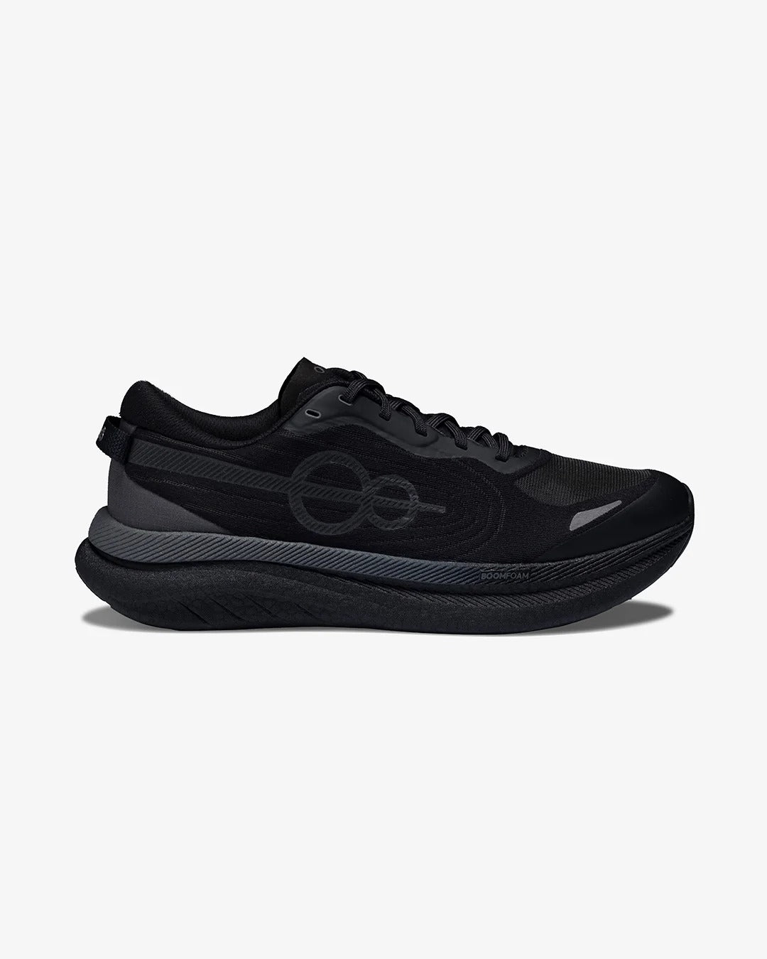 Shozy Premium All Black Running Shoes for Men | Lightweight Breathable Sports Shoes | Cushioned Performance Running Sneakers | Shock Absorbing Foam Midsole | Anti-Slip Rubber Sole