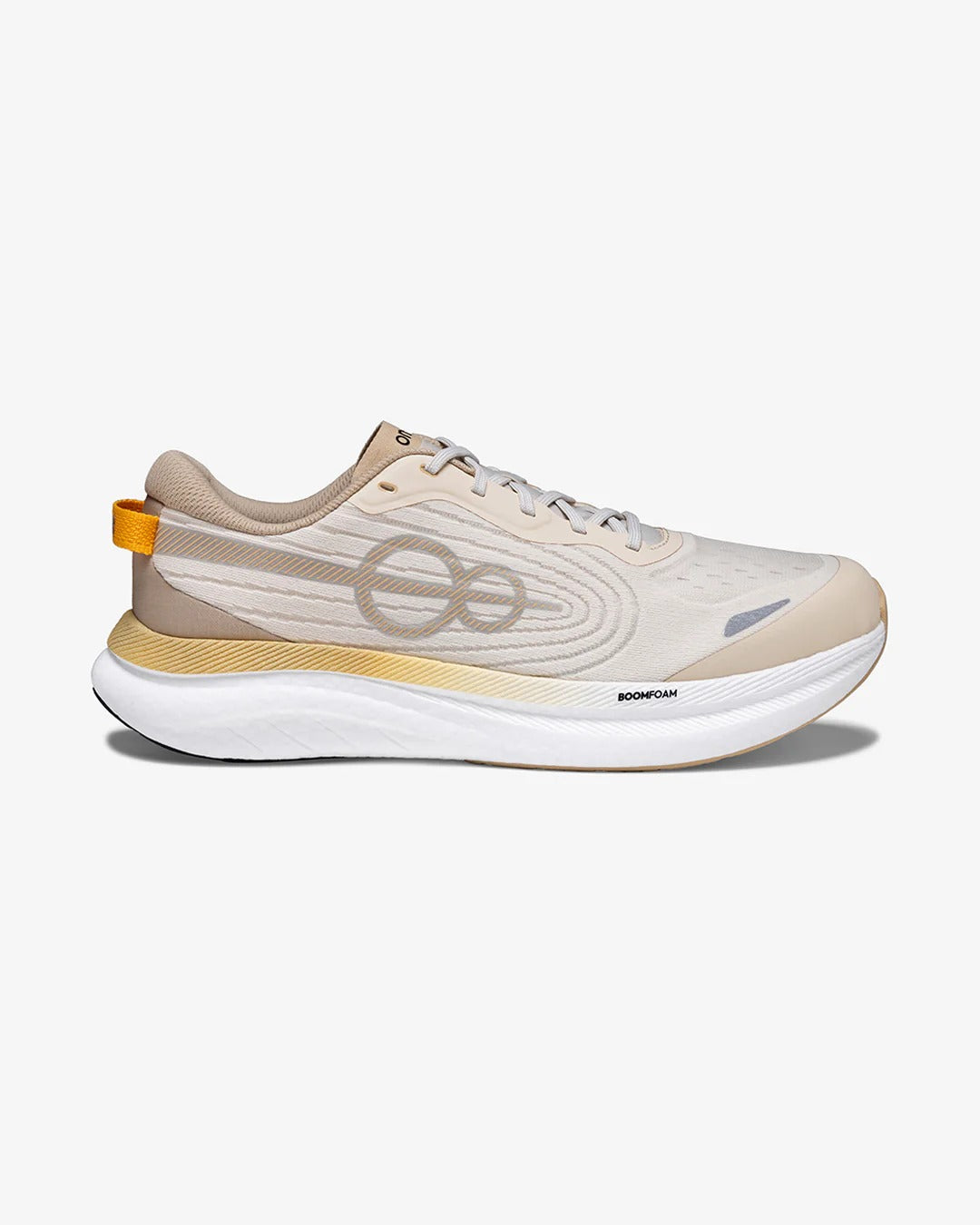 Shozy Premium Beige Running Shoes for Men | Lightweight Breathable Sports Shoes | Cushioned Performance Running Sneakers | Shock Absorbing Foam Midsole | Anti-Slip Rubber Sole