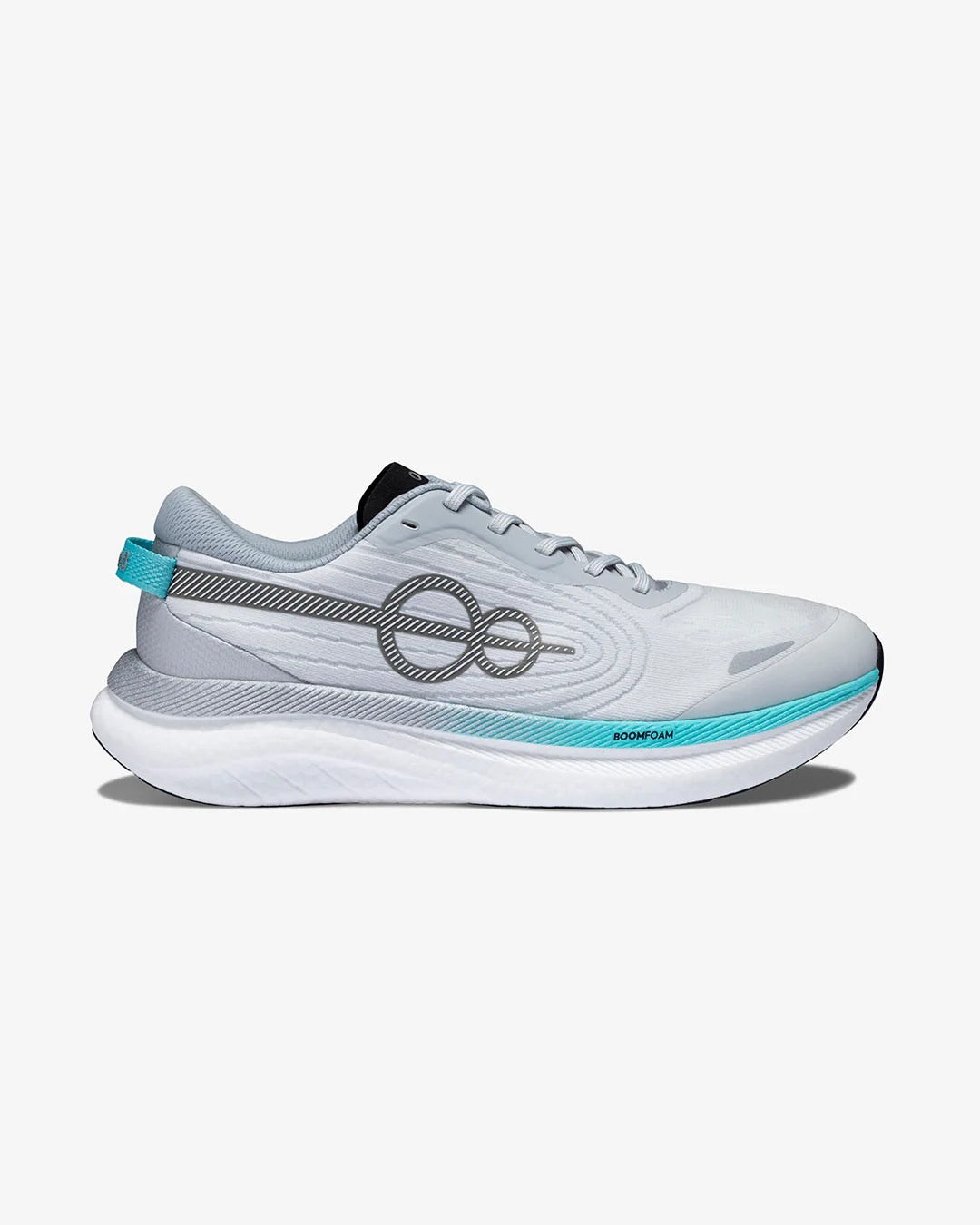 Shozy Premium White & Grey Running Shoes for Men | Lightweight Breathable Sports Shoes | Cushioned Performance Running Sneakers | Shock Absorbing Foam Midsole | Anti-Slip Rubber Sole