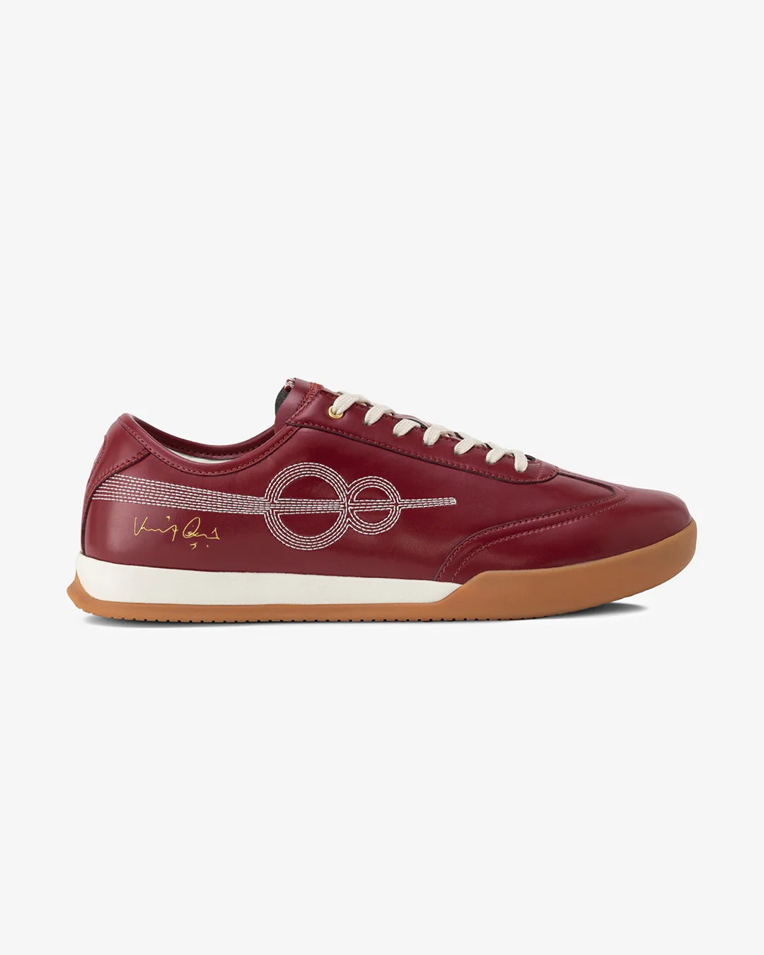 Shozy Premium Maroon Casual Sneakers for Men | Premium Leather-Look Lace-Up Lightweight Walking Shoes | Stylish Gum Rubber Sole | Soft Cushioned Comfort