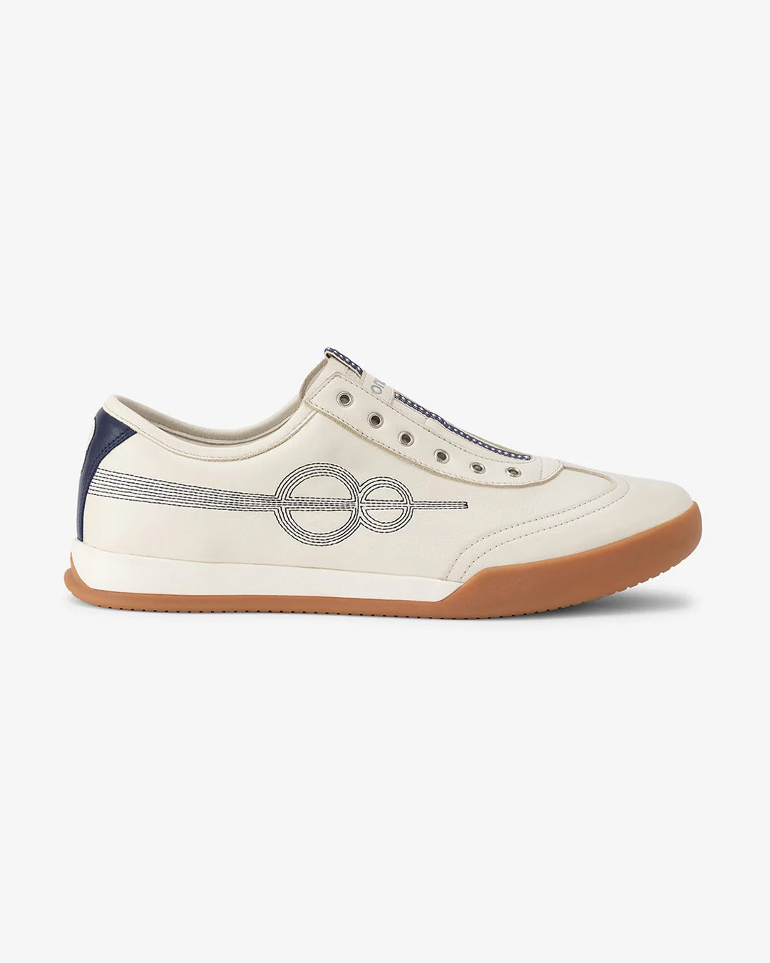 Shozy Premium Off White Slip-On Casual Sneakers for Men | Premium Leather-Look Lightweight Walking Shoes | Elastic Lace-Free Design | Gum Rubber Sole | Soft Cushioned Comfort