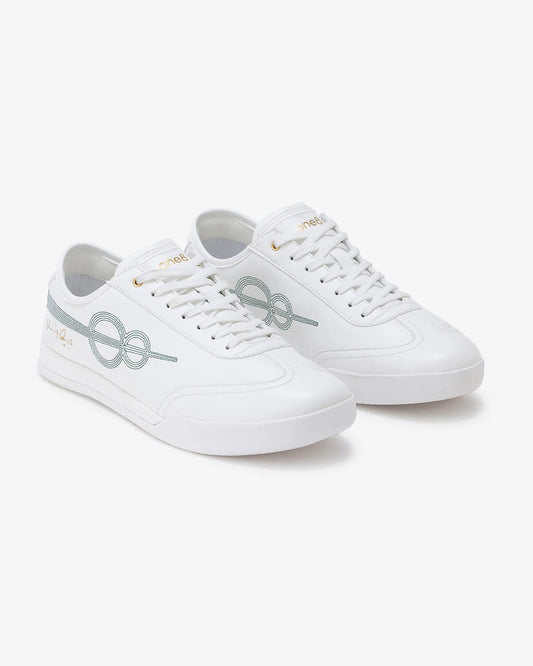 Shozy Premium White Casual Sneakers for Men | Premium Leather-Look Lace-Up Lightweight Walking Shoes | Soft Cushioned Comfort | Anti-Slip Rubber Sole