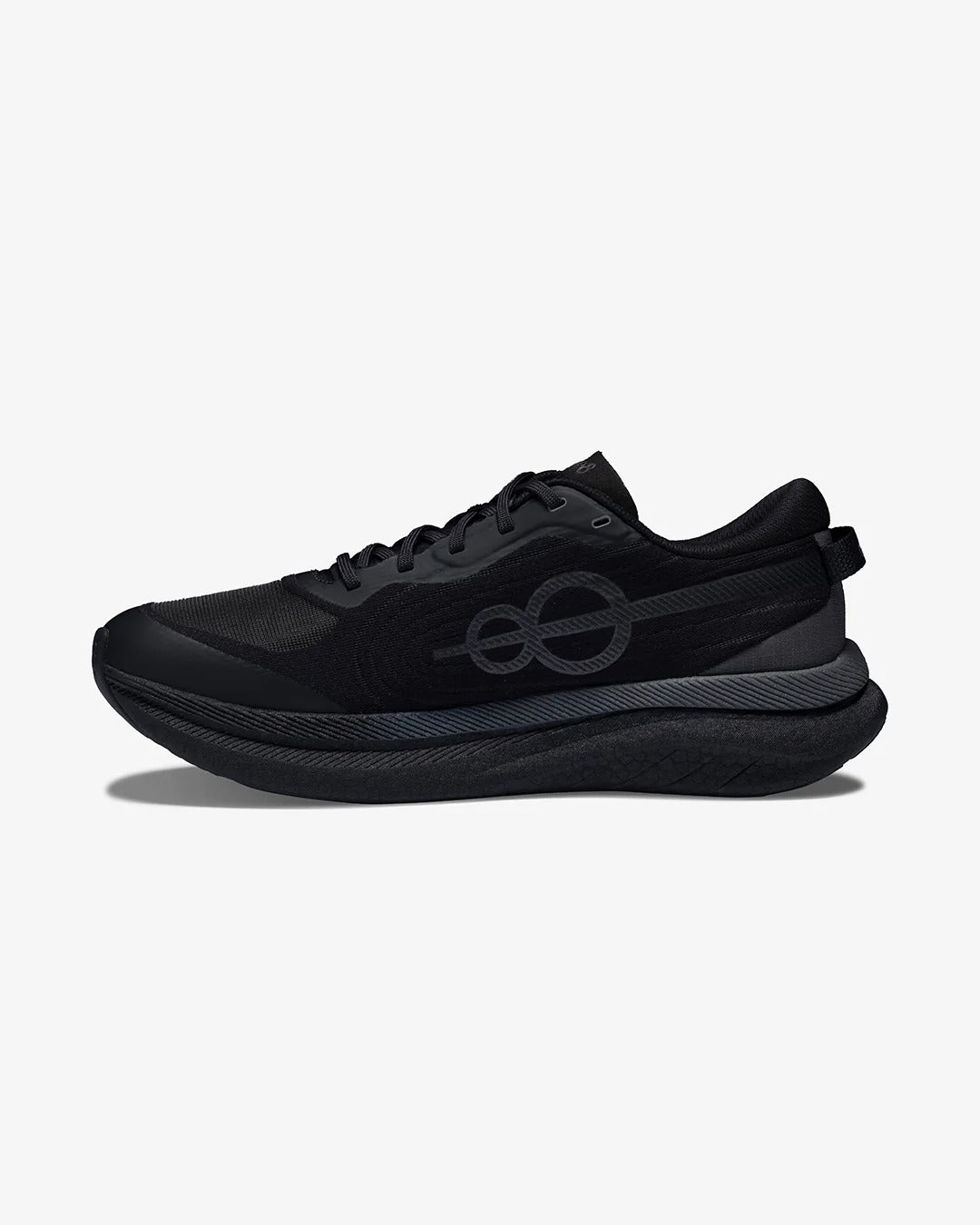 Shozy Premium All Black Running Shoes for Men | Lightweight Breathable Sports Shoes | Cushioned Performance Running Sneakers | Shock Absorbing Foam Midsole | Anti-Slip Rubber Sole