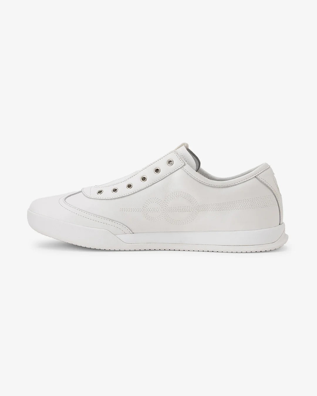 Shozy Premium White Slip-On Casual Sneakers for Men | Premium Leather-Look Lightweight Walking Shoes | Elastic Lace-Free Design | Soft Cushioned Comfort | Anti-Slip Rubber Sole | Breathable Everyday Fashion Shoes for Office, College, Travel & Casual Wear