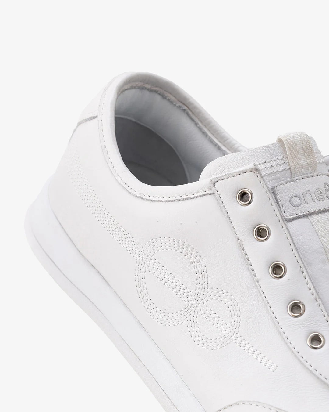 Shozy Premium White Slip-On Casual Sneakers for Men | Premium Leather-Look Lightweight Walking Shoes | Elastic Lace-Free Design | Soft Cushioned Comfort | Anti-Slip Rubber Sole | Breathable Everyday Fashion Shoes for Office, College, Travel & Casual Wear