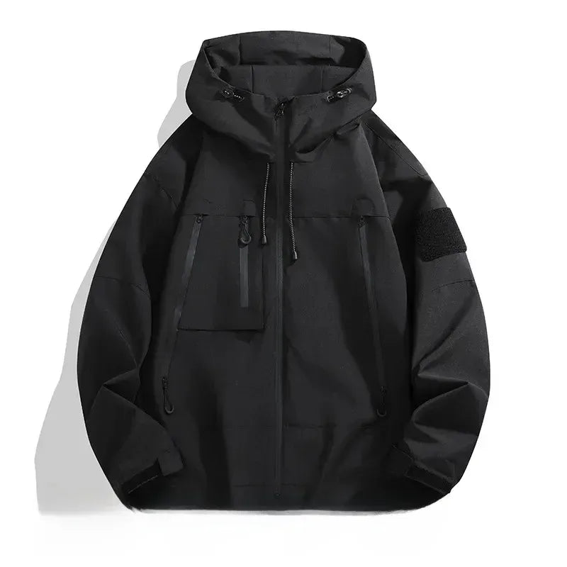 Premium White Hooded Outdoor Jacket 📝 Product Description