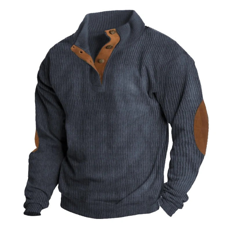 Premium Ribbed Quarter-Zip Sweater