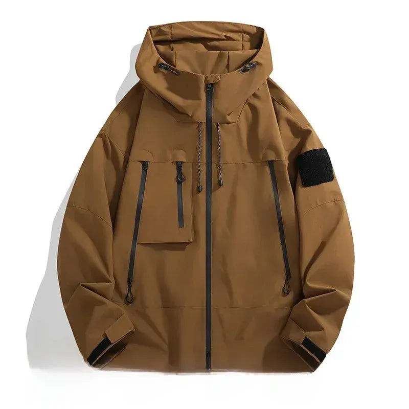 Premium White Hooded Outdoor Jacket 📝 Product Description