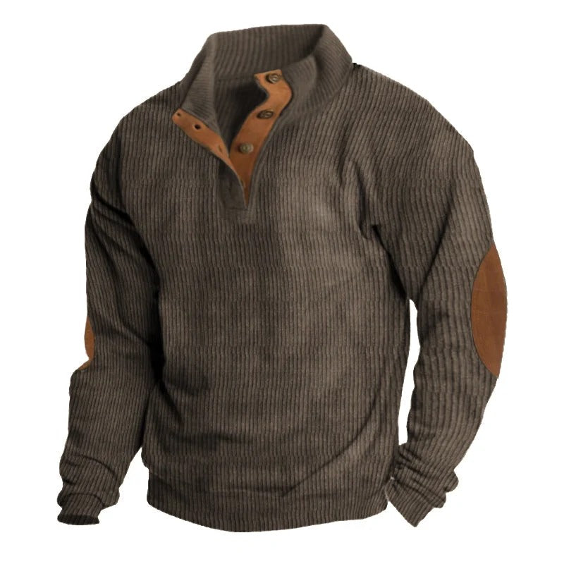 Premium Ribbed Quarter-Zip Sweater