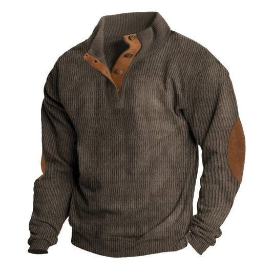 Premium Ribbed Quarter-Zip Sweater