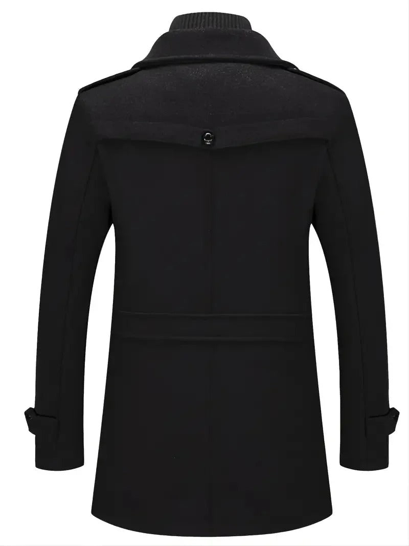 Premium Black Long Winter Coat
