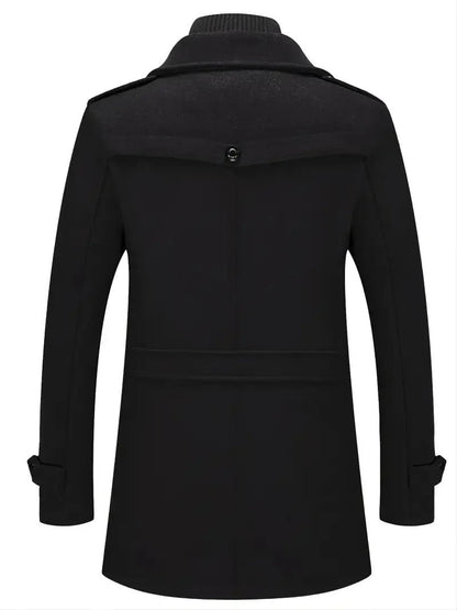 Premium Black Long Winter Coat