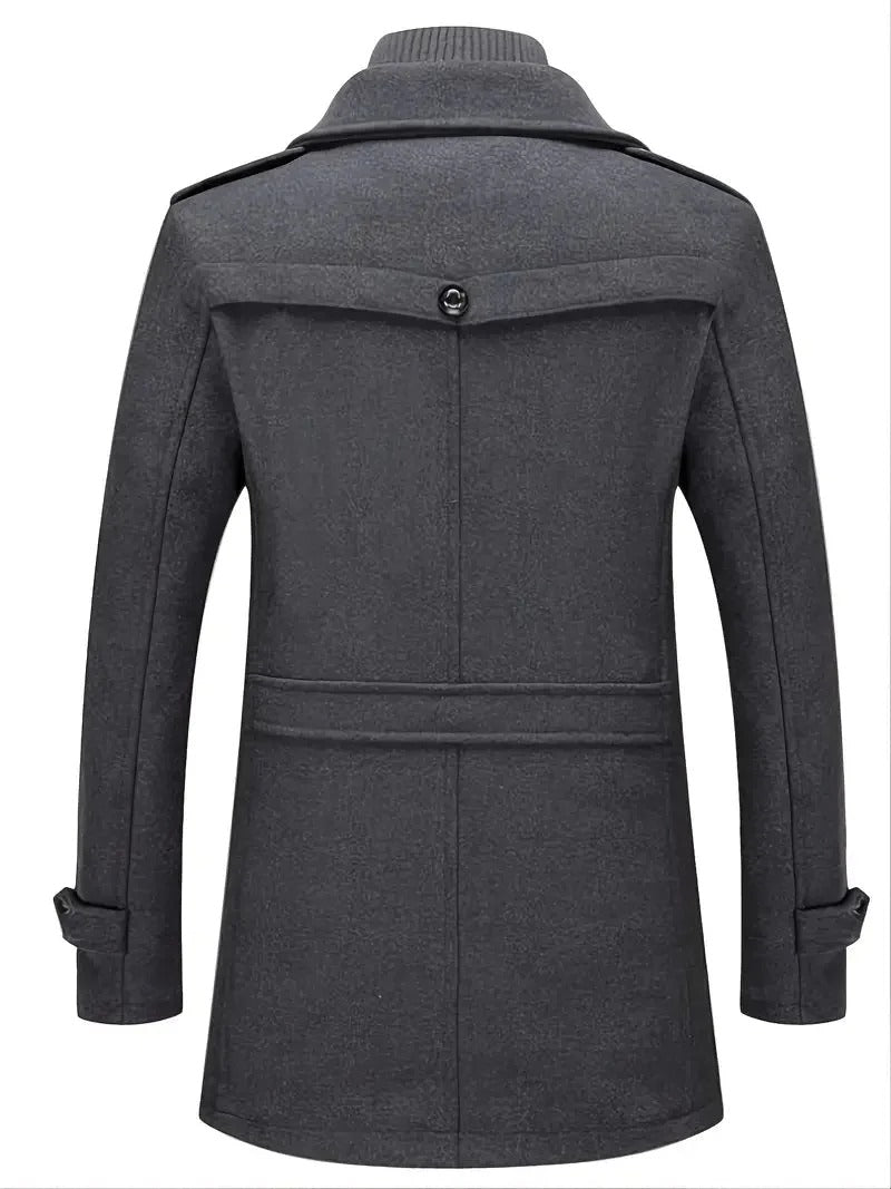 Premium Black Long Winter Coat