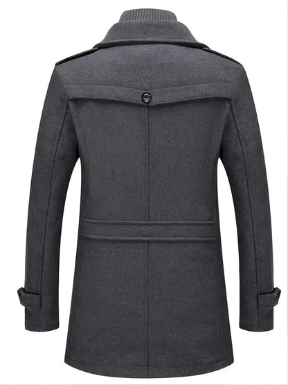 Premium Black Long Winter Coat