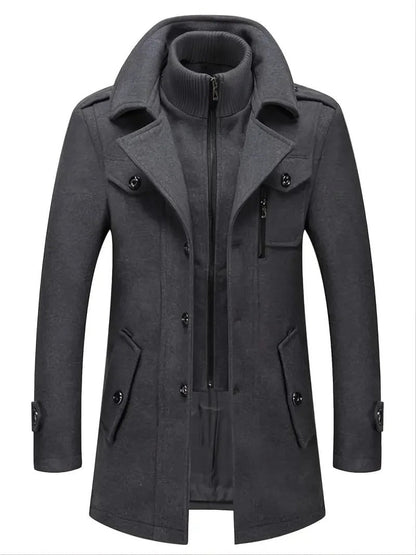 Premium Black Long Winter Coat